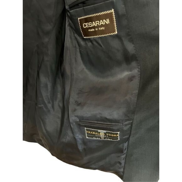 Cesarani navy blazer made in Italy nwt - Picture 4 of 6